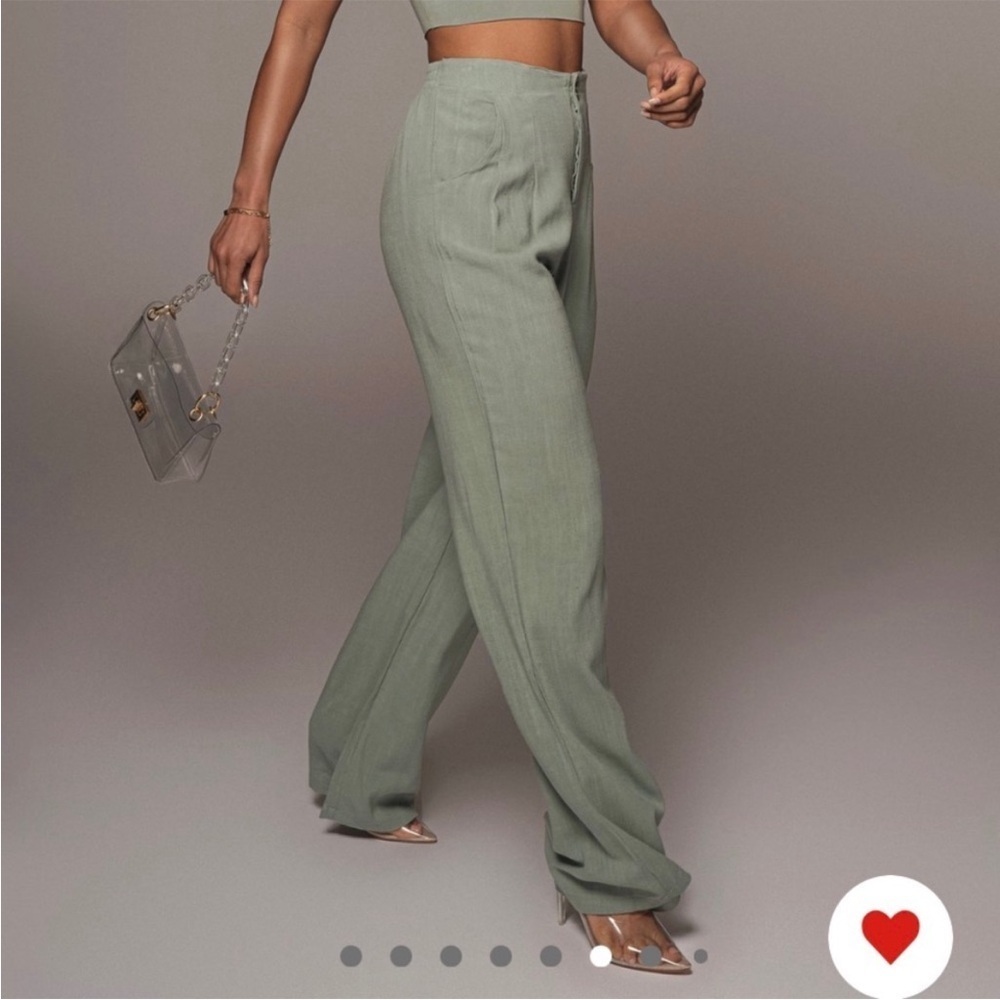 JLUXLABEL Sage Thea Linen Wide Leg Pants - Picture 2 of 16